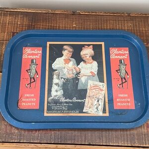 FREE Vintage Inspired Planters Peanut Metal Serving Tray❤️🥜